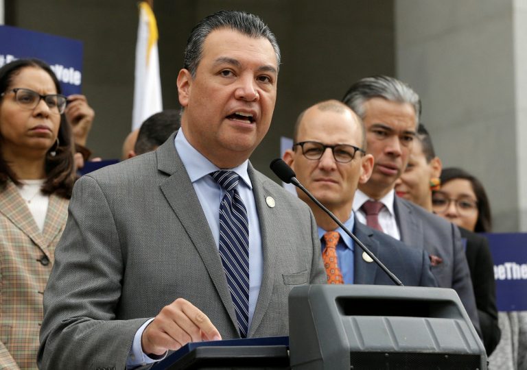 California’s 1st Latino US senator brings cheers, anger