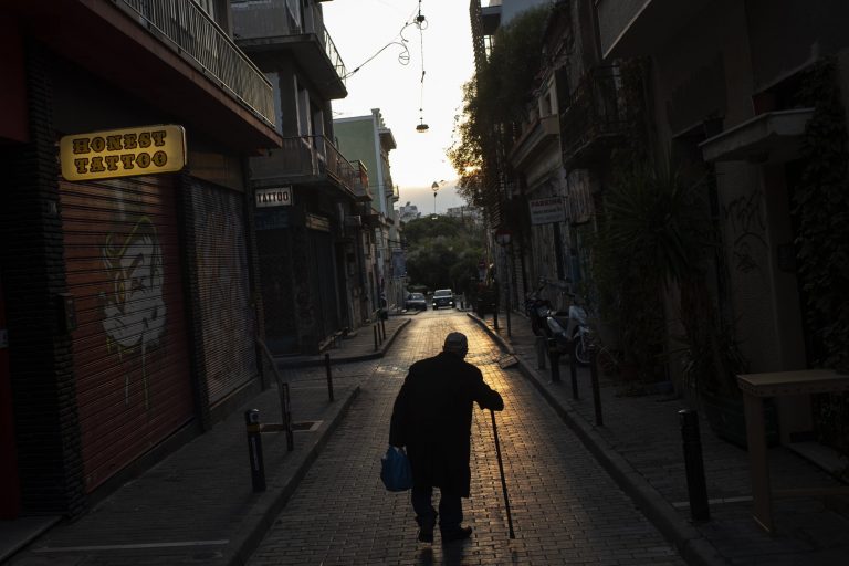 No cafes, no tourists: Virus empties streets of old Athens