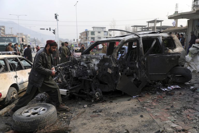 Official: Large car bomb kills 9 in Afghan capital