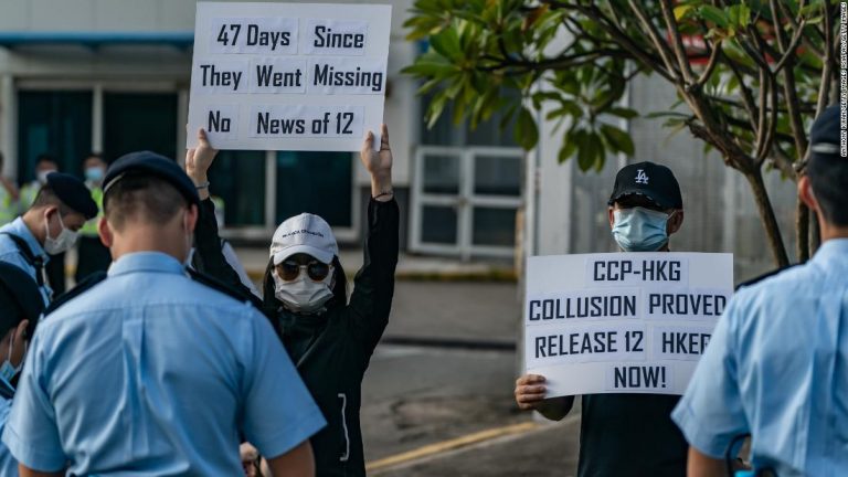 China charges Hong Kong activists caught fleeing to Taiwan by boat