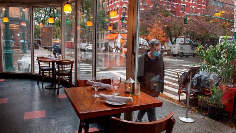 New York City indoor dining will be banned starting Monday, governor says