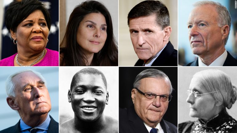 Who has Trump granted pardons and commutations to?