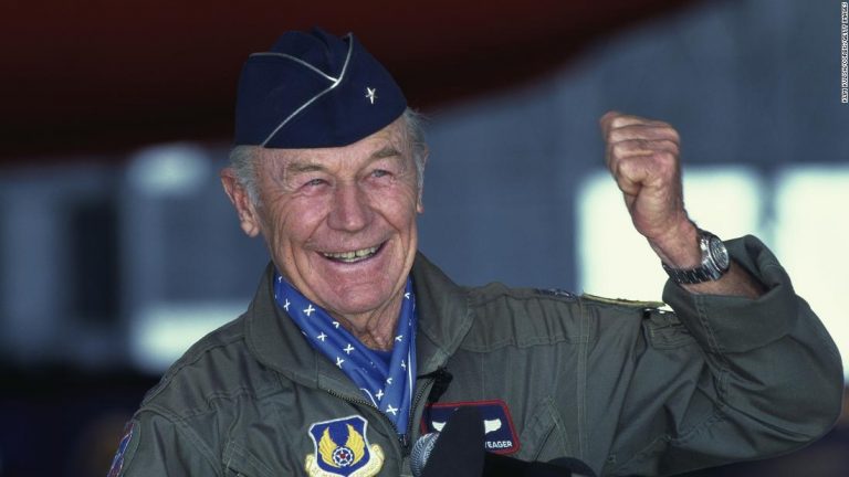 Chuck Yeager, pilot who broke the sound barrier, dies at 97