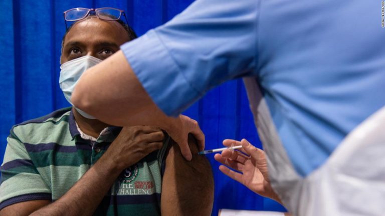 Inside a Covid-19 vaccination center as historic rollout gets underway in the UK