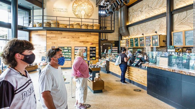 Starbucks plans to open about 22,000 stores in the next 10 years