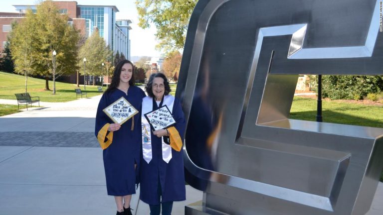 This 74-year-old grandmother just graduated from college alongside her granddaughter