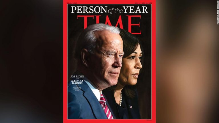 Joe Biden and Kamala Harris named Time Person of the Year