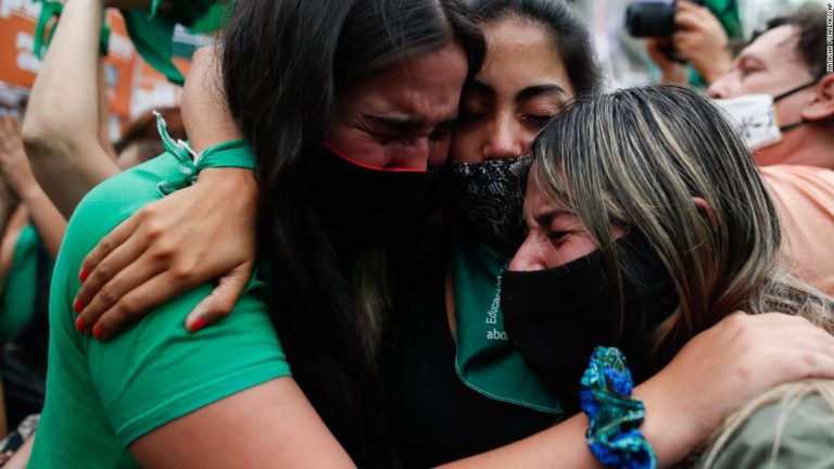 Argentina’s abortion bill is backed by lower house of Congress