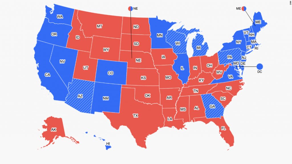 Track US electoral college votes state by state | The Economy Club