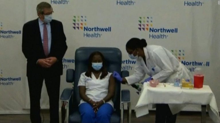 ICU nurse in New York among the first people in the US to get authorized coronavirus vaccine