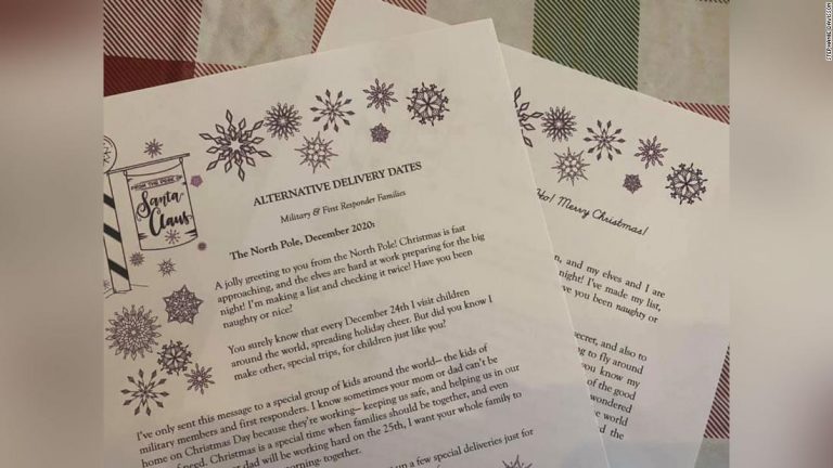 This mom makes sure Santa sends reassuring notes to kids who can’t celebrate on December 25