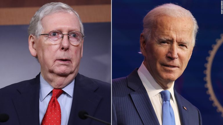 McConnell pulls the floor out from defeated Trump