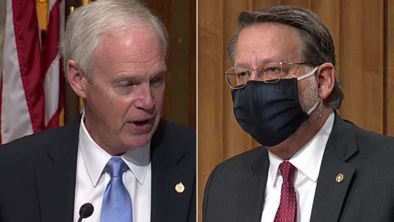 Fiery exchange at election hearing