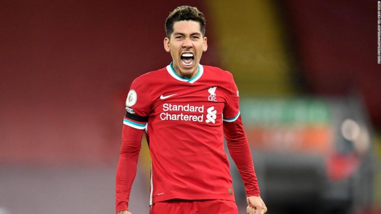 Liverpool scores a late winner against Tottenham to move to top of the English Premier League