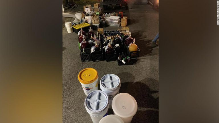 Cops discover an illegal winery operating out of an Alabama town’s sewage plant