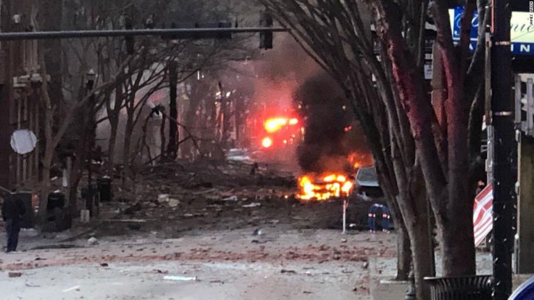 Explosion in Nashville is believed to be an intentional act, police say