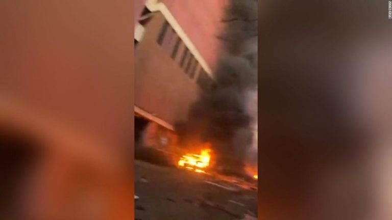 Social media video shows scene of explosion in Nashville