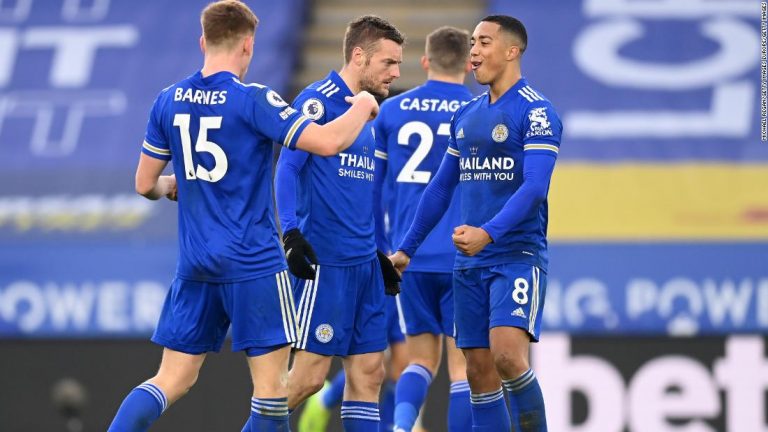 Leicester halts Manchester United’s away win run