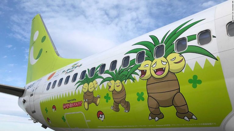 Pokémon plane takes off in Japan
