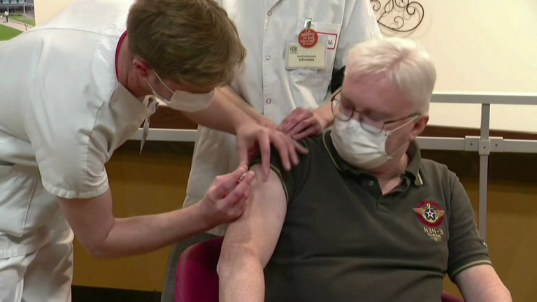EU begins massive Covid-19 vaccination drive amid new variant