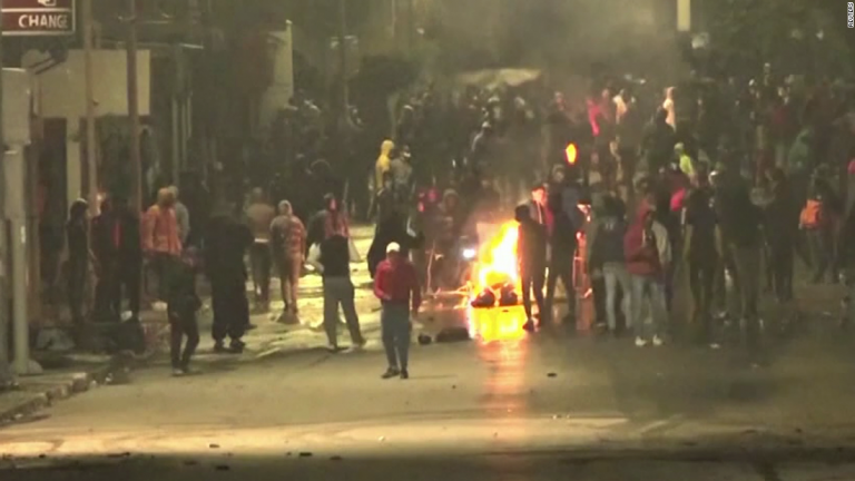 Tunisian parliament reshuffled after violent protests Tunisian parliament reshuffled after violent protests