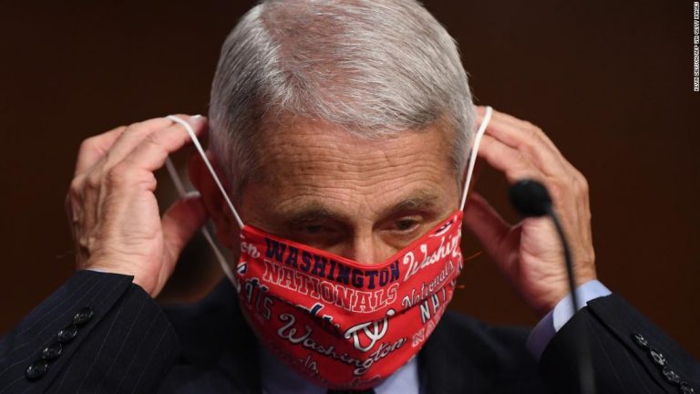 Americans could be wearing masks for ‘several months,’ Fauci says