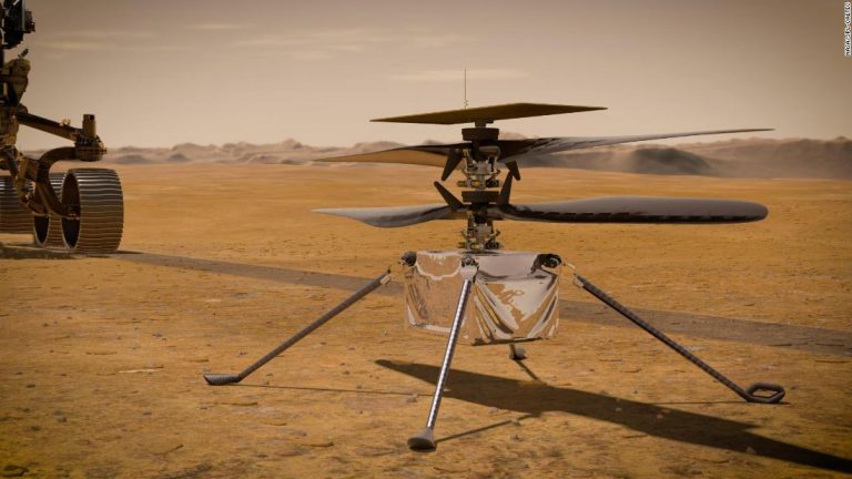 Ingenuity helicopter phones home from Mars
