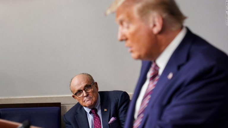Giuliani no longer representing Trump ‘in any legal matters,’ adviser says