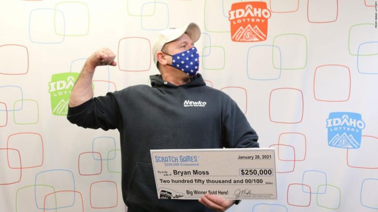 Idaho man wins lottery for the sixth time