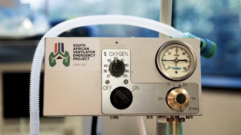 How a garage filled with dusty old machines is helping South Africa combat Covid-19