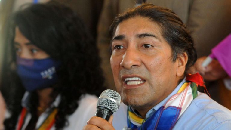 Indigenous leader becomes surprise contender in Ecuador’s presidential election