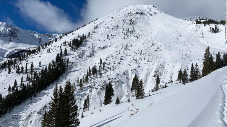 Three skiers are missing after getting caught in a large avalanche in Colorado