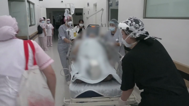 Inside a hospital dealing with a ‘dramatic’ second wave