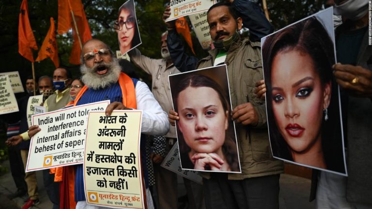 Rihanna’s call to support Indian farmers quickly embraced by other celebrities