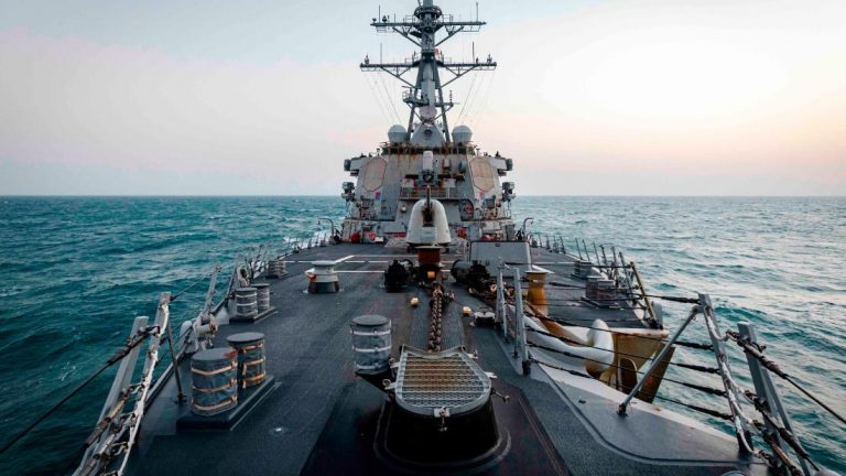 US sends warship through Taiwan Strait for first time under Biden