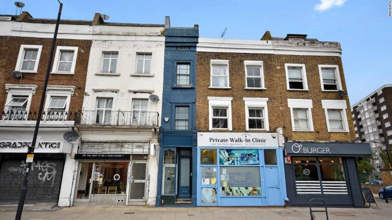 Just six feet wide, ‘London’s skinniest house’ is for sale for $1.3 million