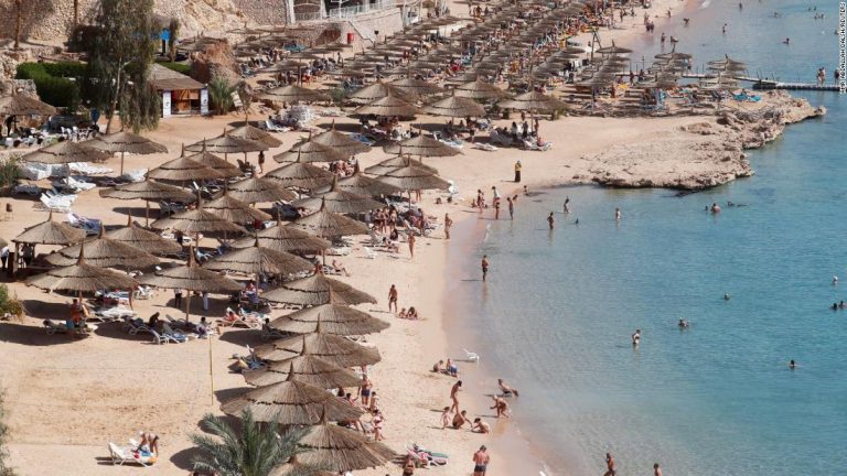 Egypt builds concrete security wall to protect popular Red Sea beach resort