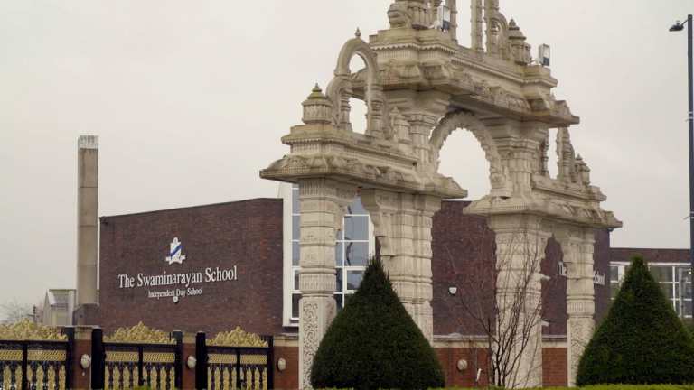 Inside Europe’s biggest Hindu temple, myths get debunked and vaccines administered