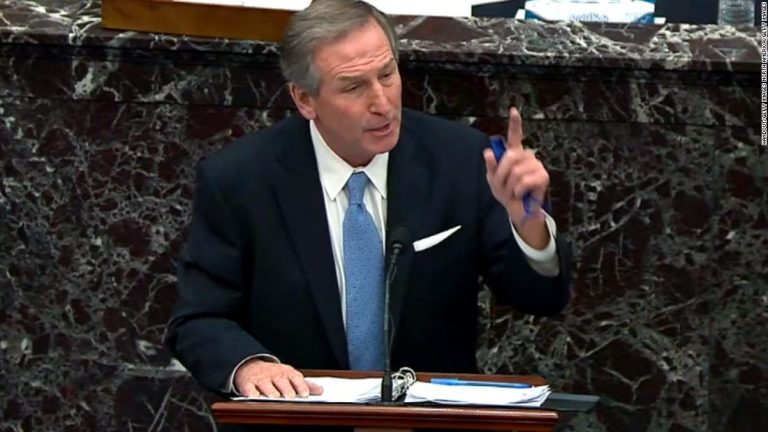 Fact check: Trump lawyer closes impeachment defense with a barrage of dishonesty