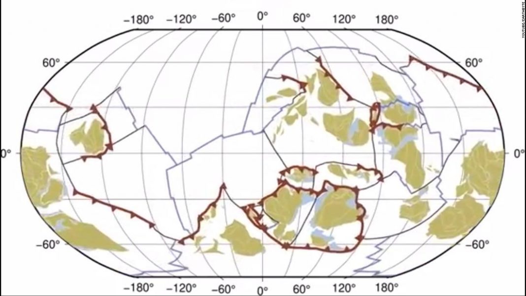 Watch a billion years of tectonic plates moving in one minute The
