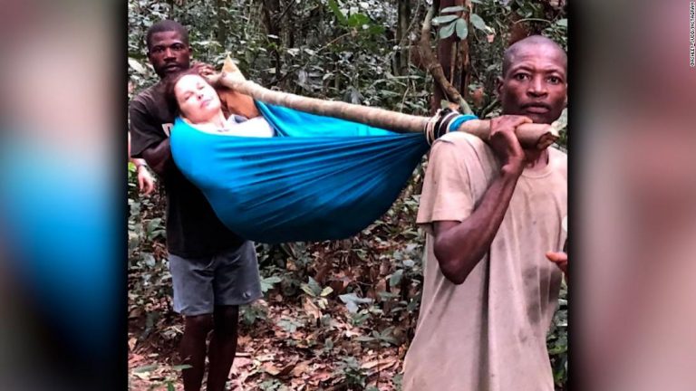Ashley Judd shares images of rescue from Congo jungle