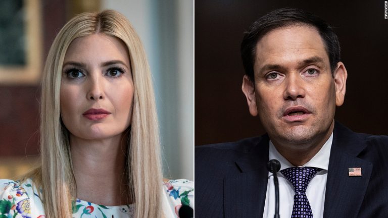 Ivanka Trump tells Marco Rubio she won’t challenge him for Florida Senate seat