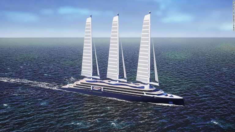 Eco-friendly cruise ships to be powered by sails