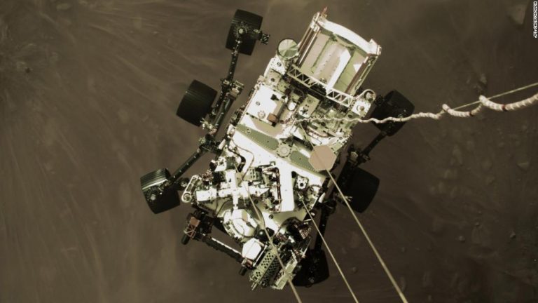 NASA shares dramatic video of Mars rover’s landing
