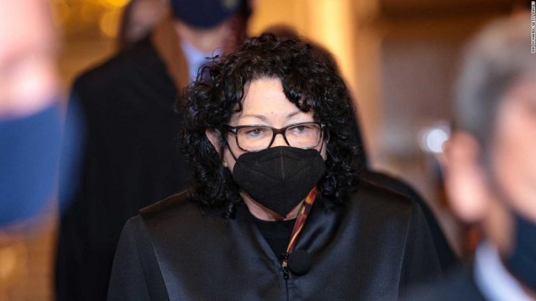 US Supreme Court Justice Sotomayor was targeted by gunman, judge says