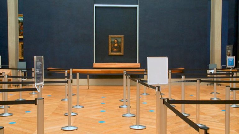 Bereft of visitors, the Louvre keeps busy with major refit and restorations