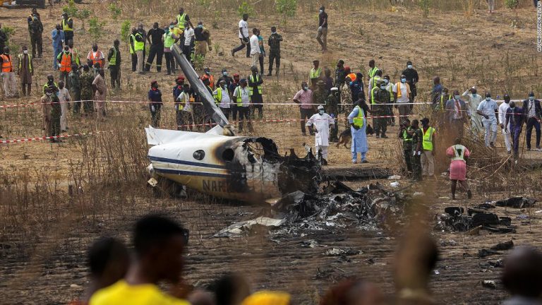 Nigeria crashed aircraft was on rescue mission for kidnapped schoolchildren