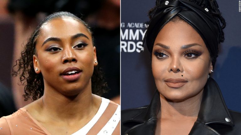 College gymnast Margzetta Frazier had a surprise call from Janet Jackson — and it got emotional