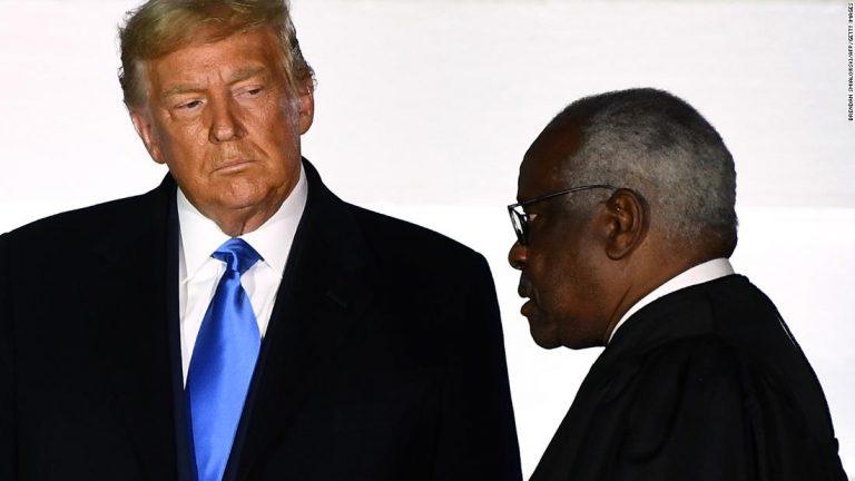 Justice Thomas reveals some sympathy for Trump’s baseless election fraud claims