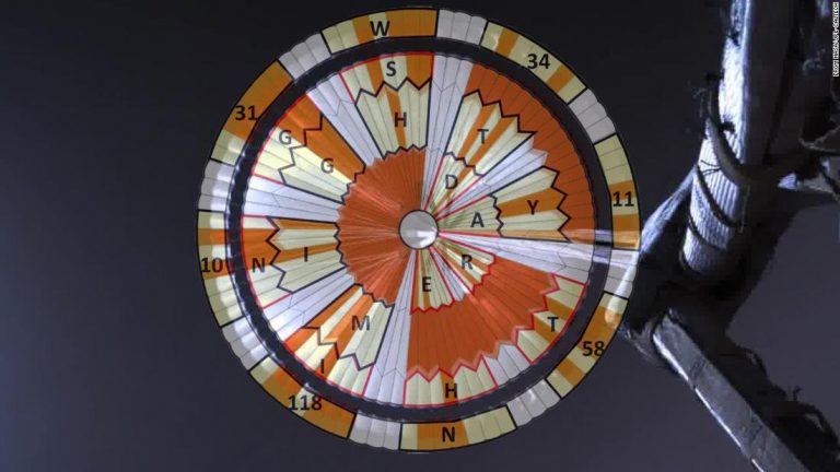 The inspiring hidden message in the Mars Perseverance rover’s parachute